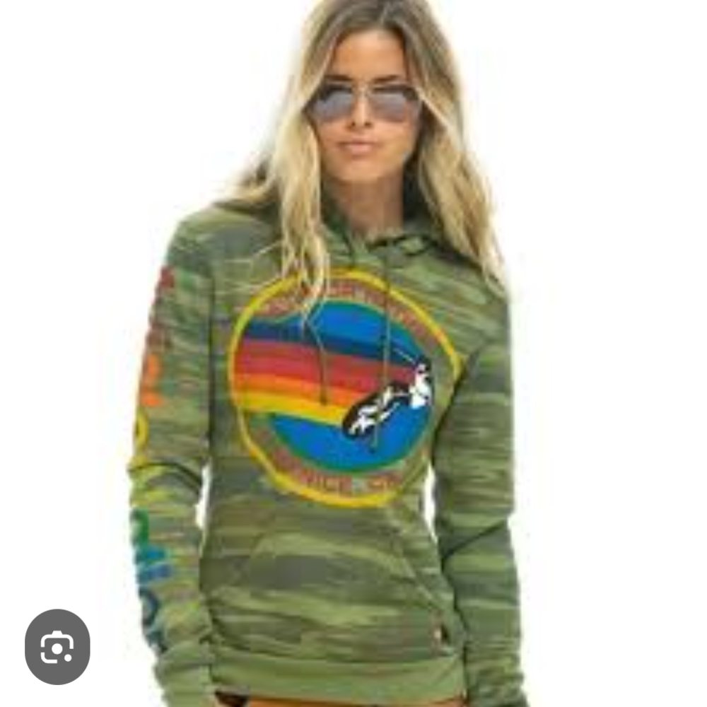 Aviator Nation Camo Hoodie